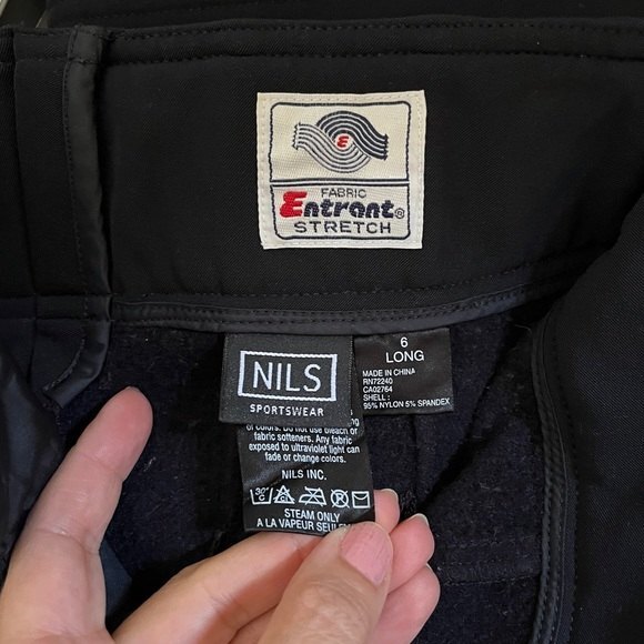 NILS Jan Ski Pants in Black 6 Long - Picture 9 of 12
